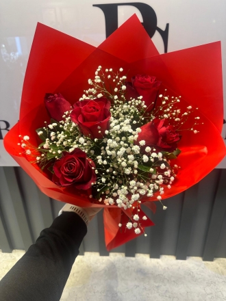 5 adet gülden buket